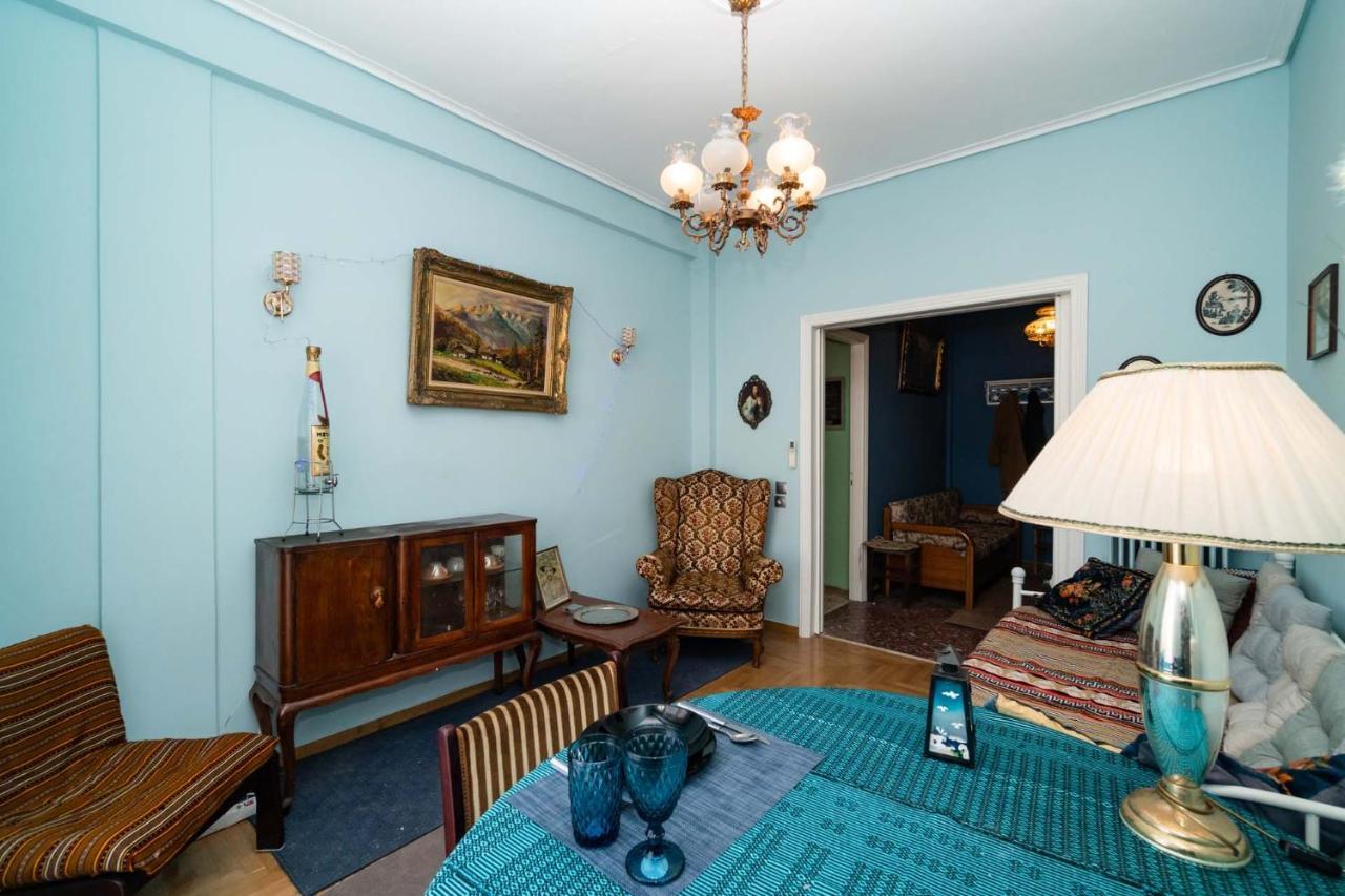 Acropolis View Vintage Style Apartment In Koukaki Atenas Exterior foto