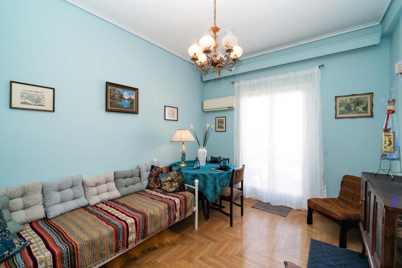 Acropolis View Vintage Style Apartment In Koukaki Atenas Exterior foto