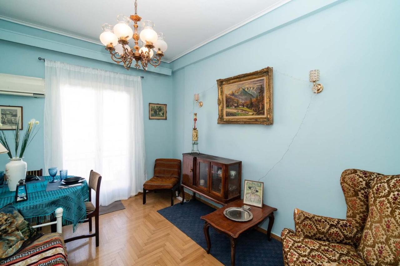 Acropolis View Vintage Style Apartment In Koukaki Atenas Exterior foto