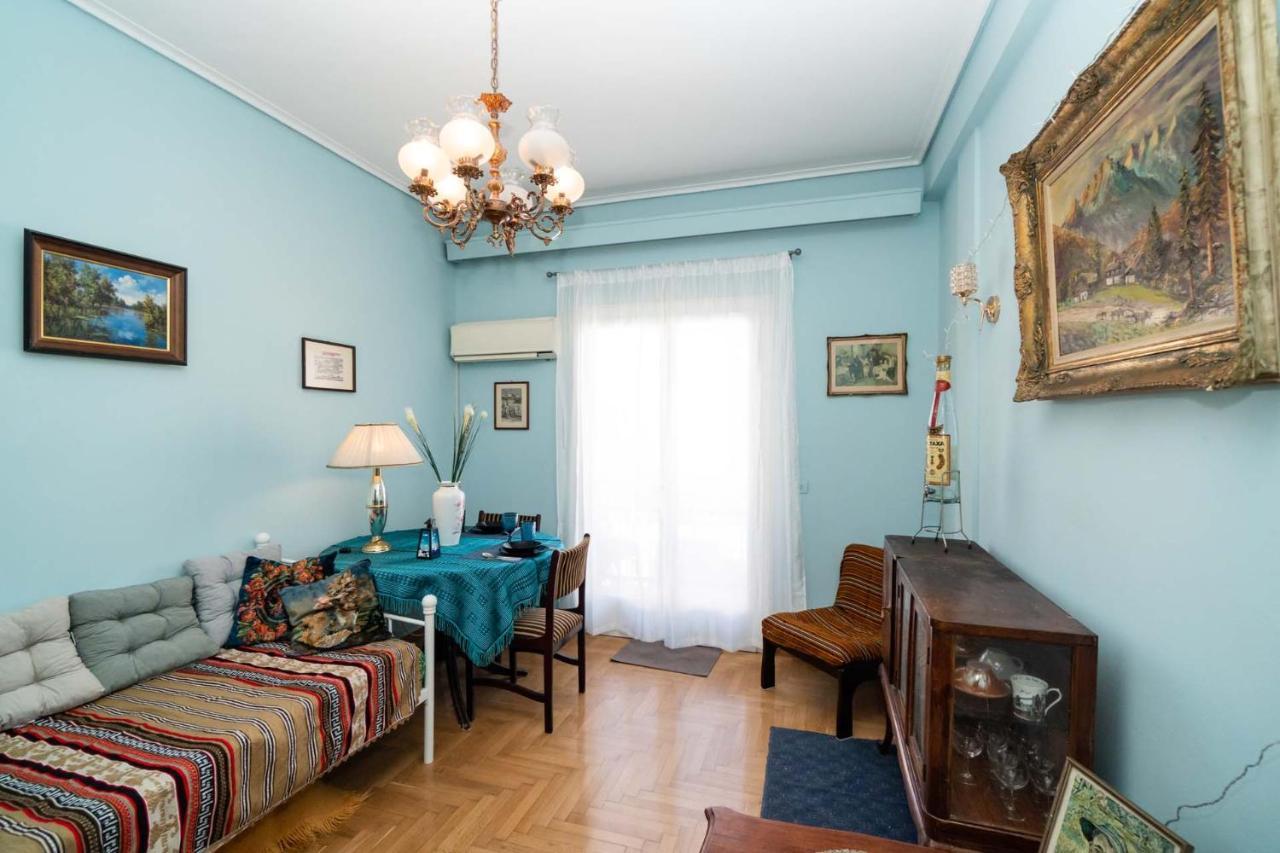 Acropolis View Vintage Style Apartment In Koukaki Atenas Exterior foto